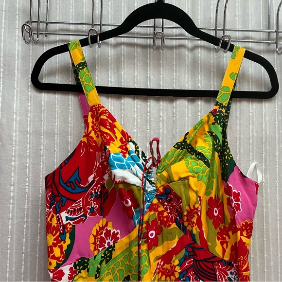 Trashy Diva L'Amour Dress in psychedelic Dragons print size 14 - Picture 6 of 7